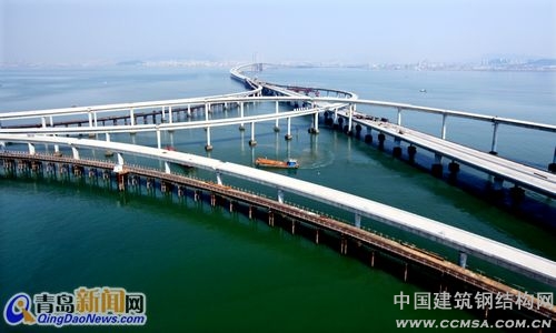 海湾大桥将“青岛、红岛、黄岛”串联起宏伟大青岛